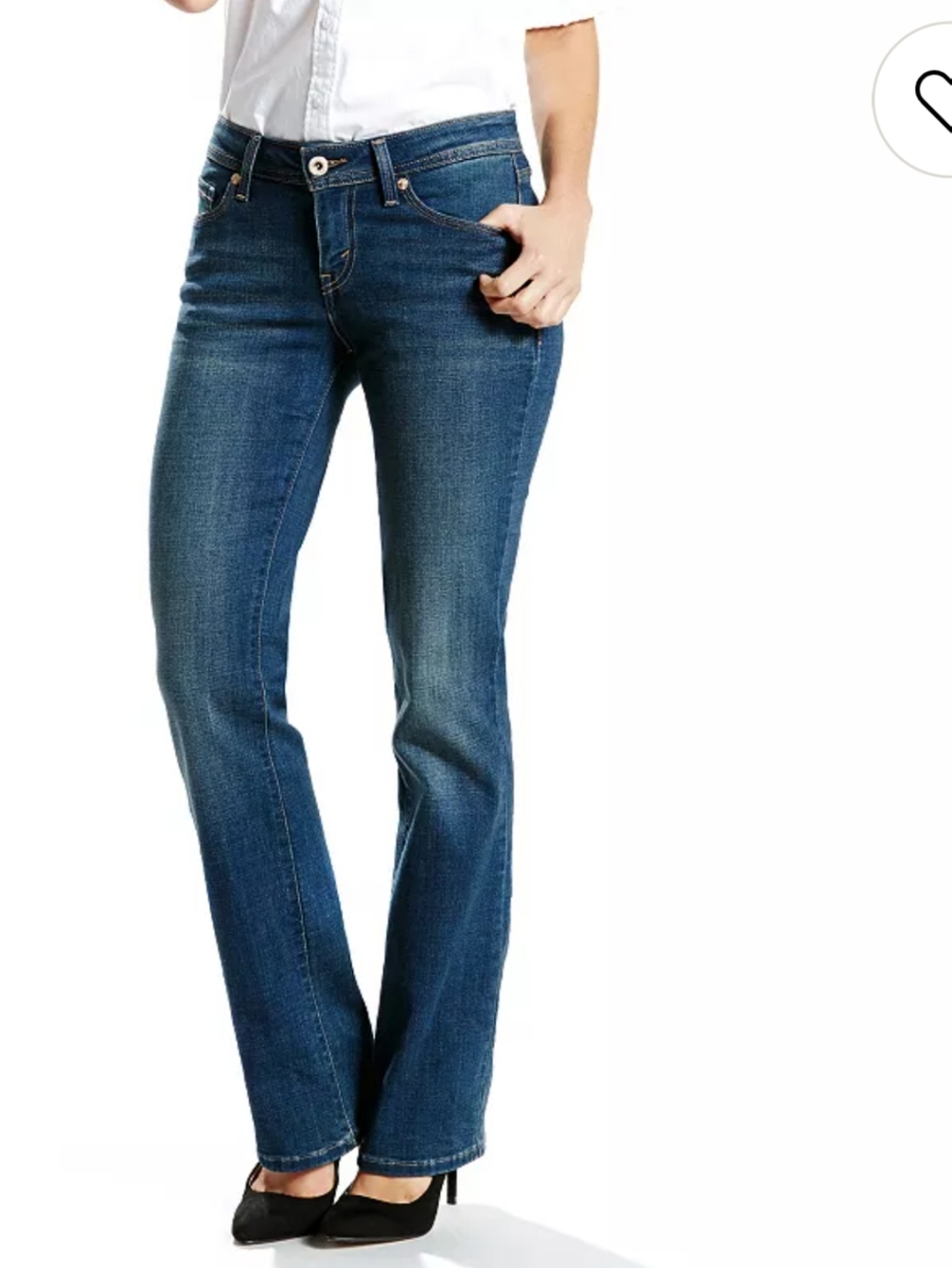 Levi 529 Curvy Bootcut Women’s Jeans - Blue